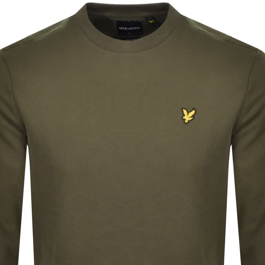 Alternative Image for ProductLyle And Scott Crew Neck Sweatshirt Green2